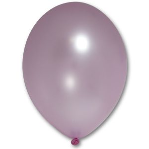 Латексный шарик побольше розовый металик