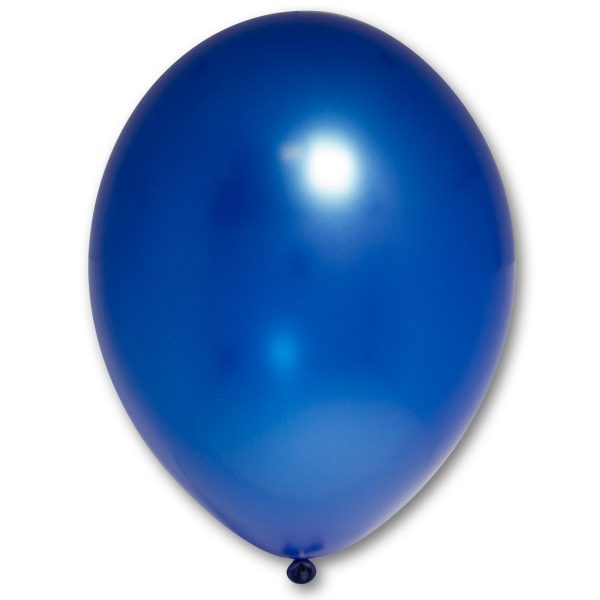 Латексный шарик побольше синий металик.