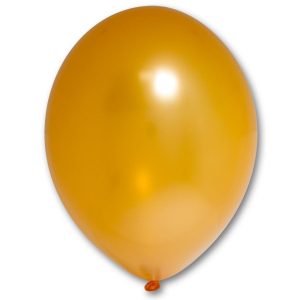 Латексный шарик побольше оранжевый металик.