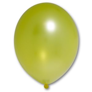 Латексный шарик побольше желтый металик.