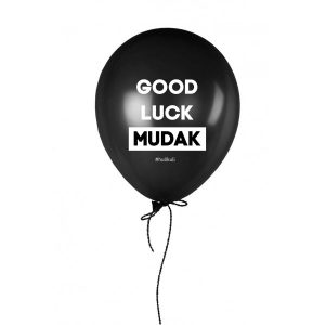 Шарик надувной "Good Luck Mudak"