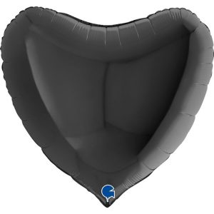 Фольгированный шар Grabo итальянского производства в форме большого сердца.